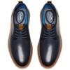 CLARKS MENS LACE CASUAL SHOE - NAVY LEATHER